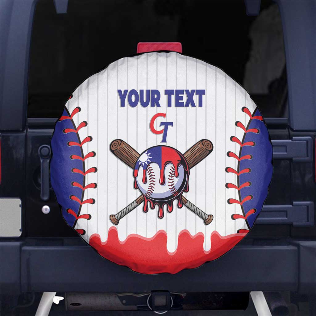 Chinese Taipei 2026 Baseball Custom Spare Tire Cover Go Taiwan Drip Style