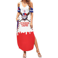 Chinese Taipei 2026 Baseball Custom Summer Maxi Dress Go Taiwan Drip Style