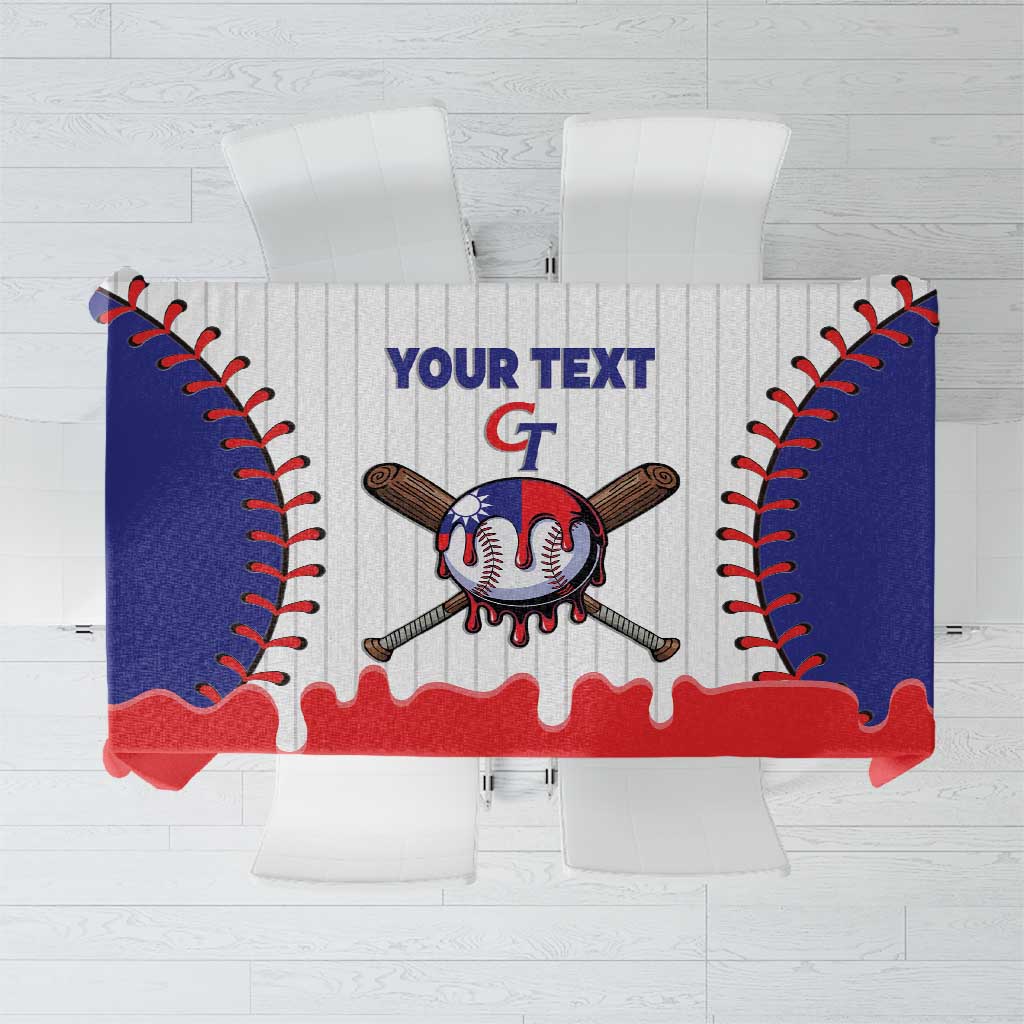 Chinese Taipei 2026 Baseball Custom Tablecloth Go Taiwan Drip Style