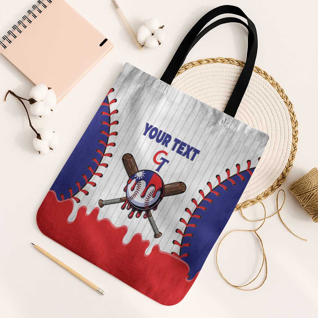 Chinese Taipei 2026 Baseball Custom Tote Bag Go Taiwan Drip Style