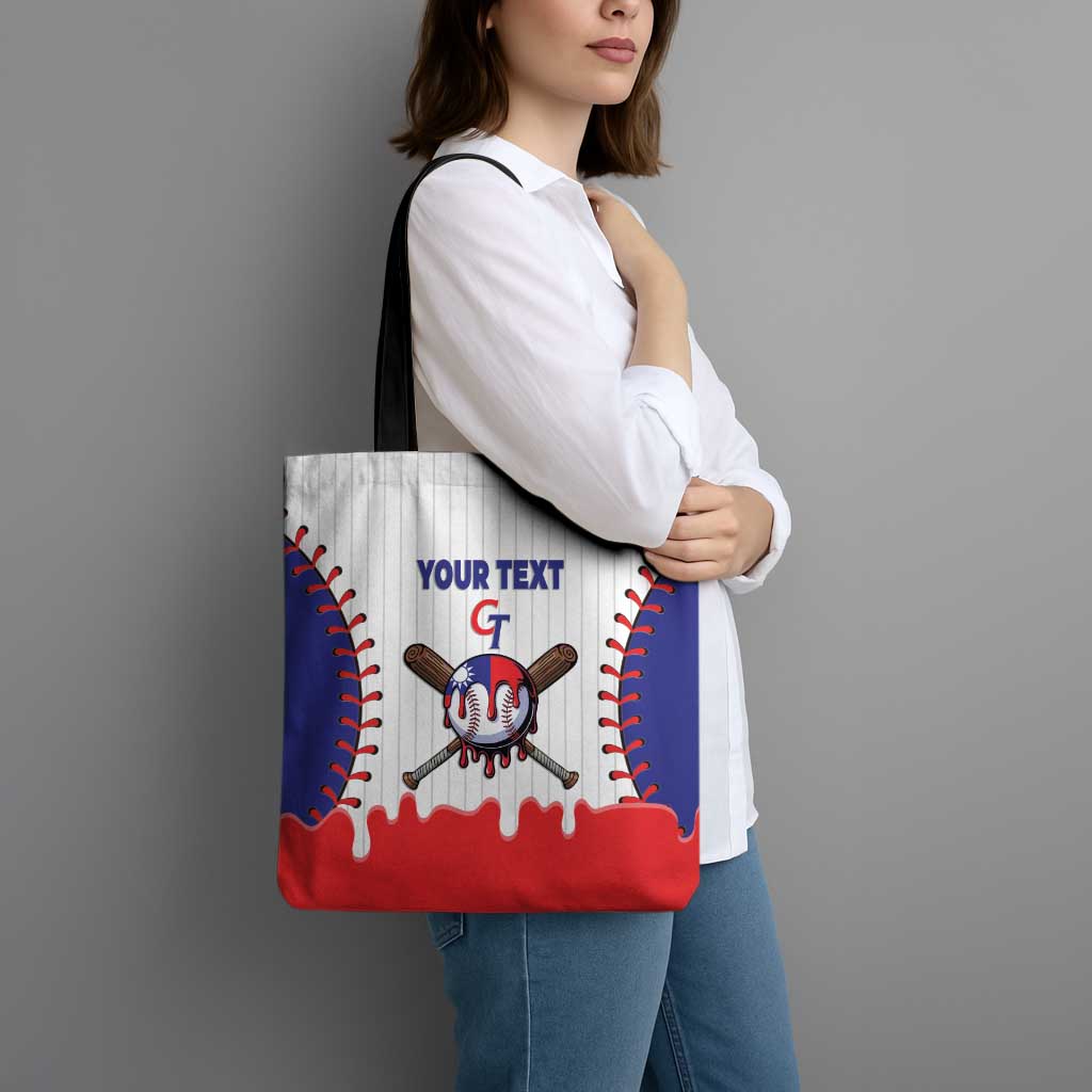Chinese Taipei 2026 Baseball Custom Tote Bag Go Taiwan Drip Style