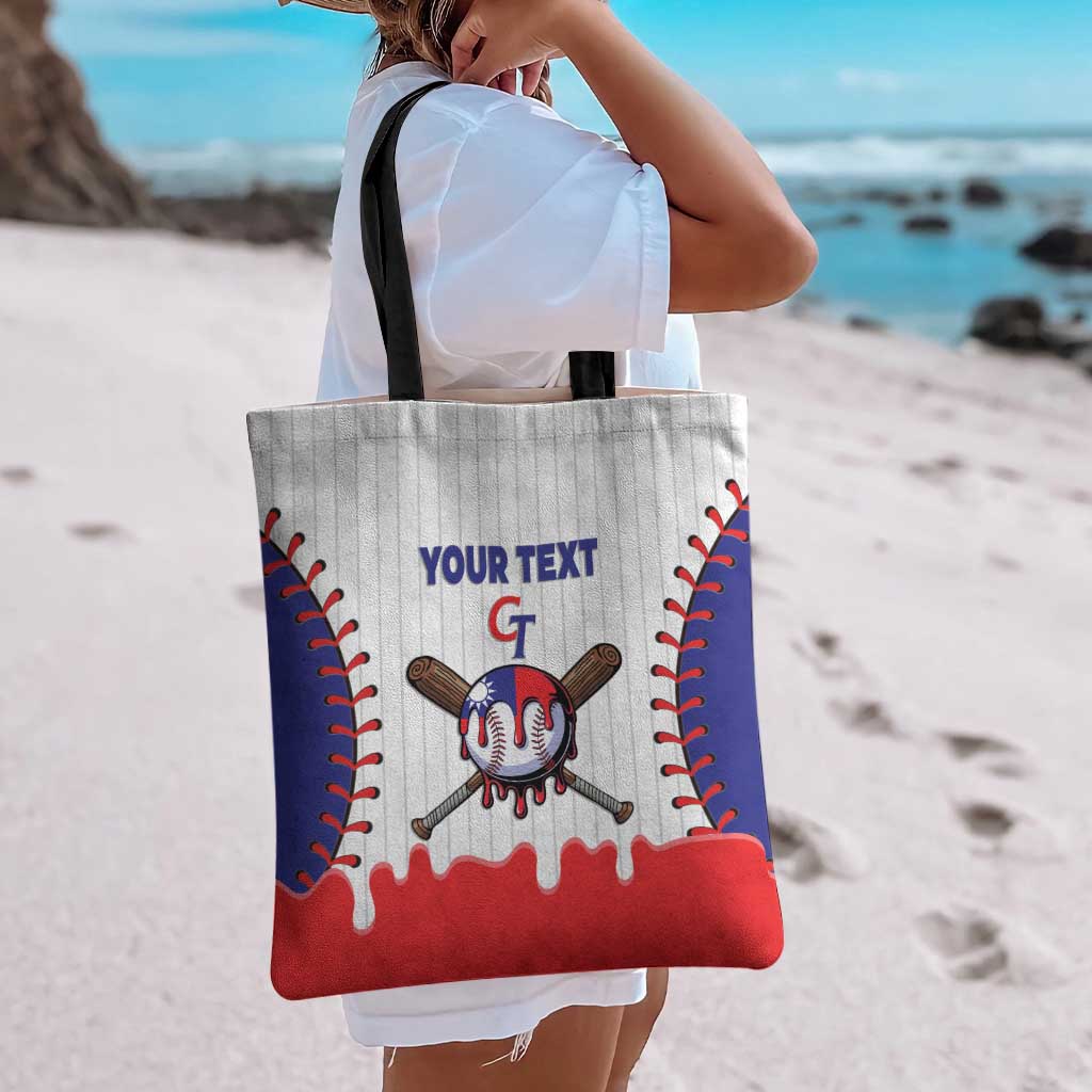 Chinese Taipei 2026 Baseball Custom Tote Bag Go Taiwan Drip Style
