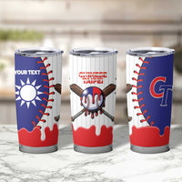 Chinese Taipei 2026 Baseball Custom Tumbler Cup Go Taiwan Drip Style