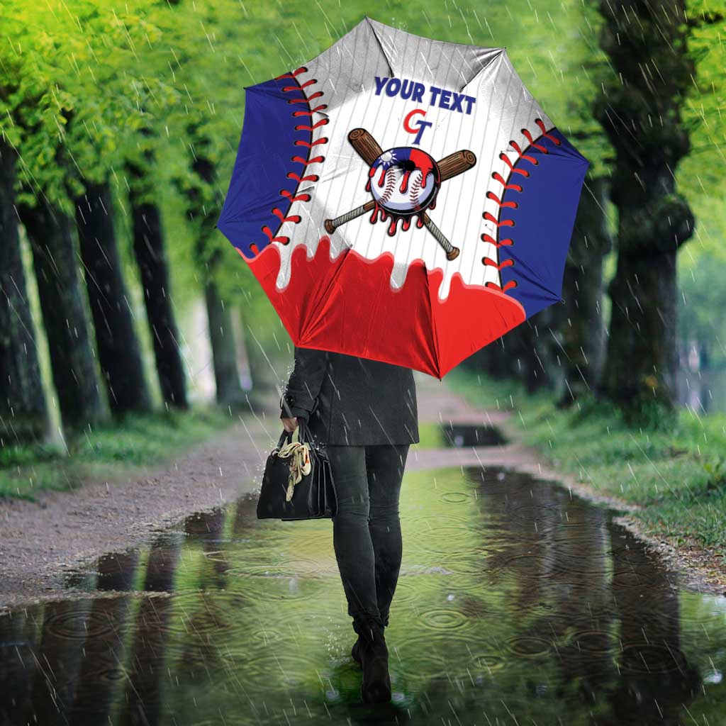Chinese Taipei 2026 Baseball Custom Umbrella Go Taiwan Drip Style