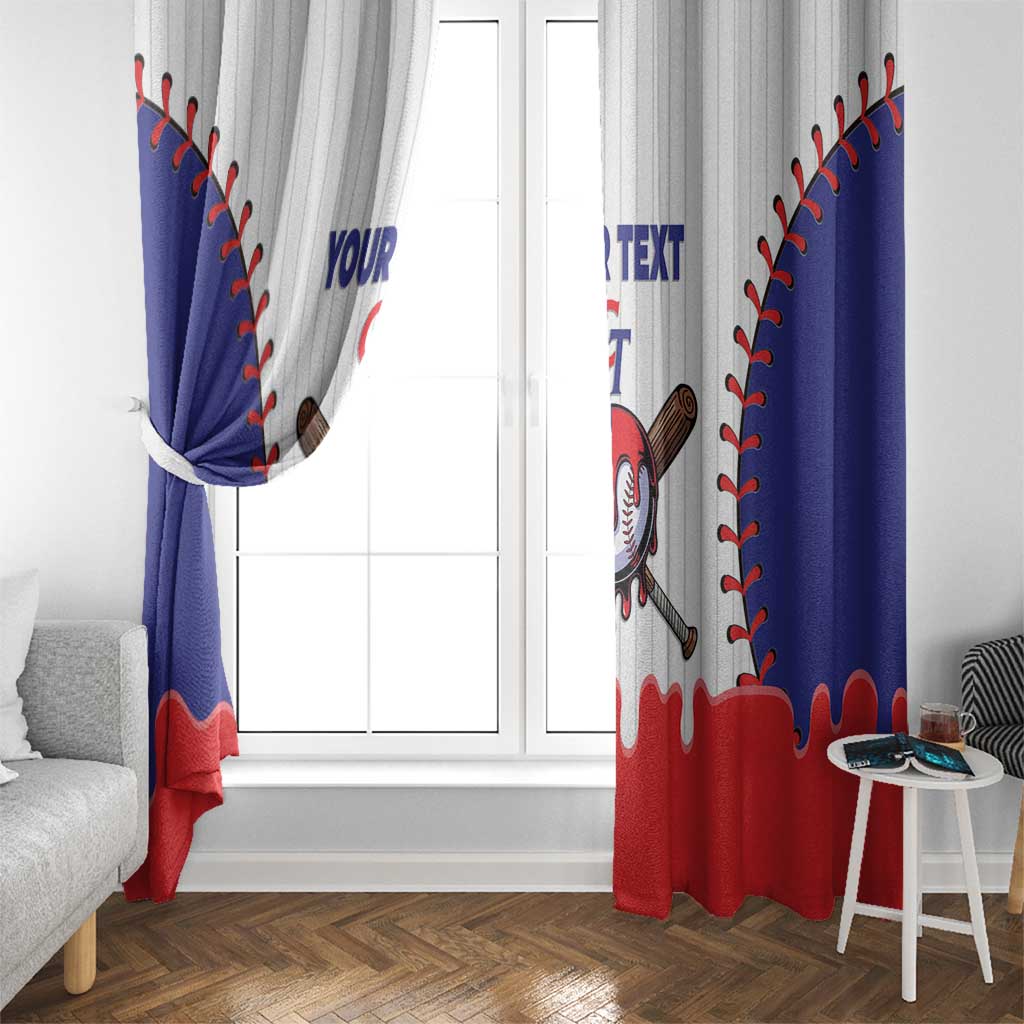 Chinese Taipei 2026 Baseball Custom Window Curtain Go Taiwan Drip Style