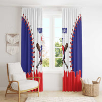 Chinese Taipei 2026 Baseball Custom Window Curtain Go Taiwan Drip Style