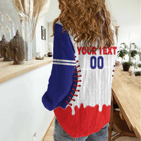 Chinese Taipei 2026 Baseball Custom Women Casual Shirt Go Taiwan Drip Style