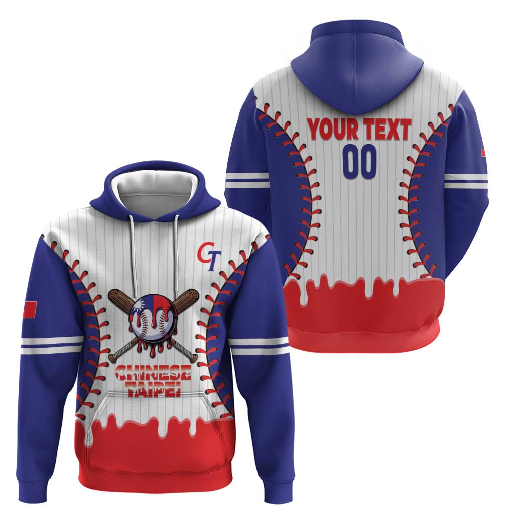 Chinese Taipei 2026 Baseball Custom Zip Hoodie Go Taiwan Drip Style