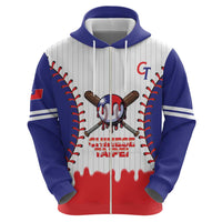 Chinese Taipei 2026 Baseball Custom Zip Hoodie Go Taiwan Drip Style