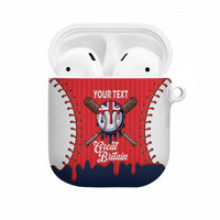Great Britain 2026 Baseball Custom AirPods Case Go Champions Drip Style