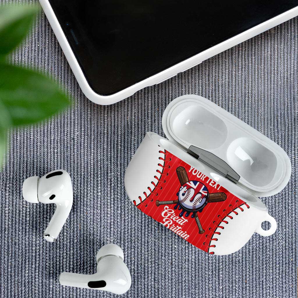 Great Britain 2026 Baseball Custom AirPods Case Go Champions Drip Style