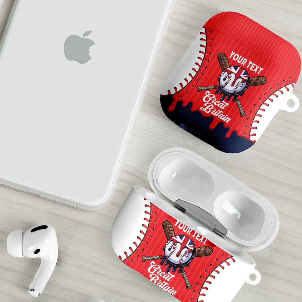 Great Britain 2026 Baseball Custom AirPods Case Go Champions Drip Style