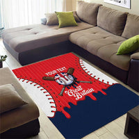 Great Britain 2026 Baseball Custom Area Rug Go Champions Drip Style
