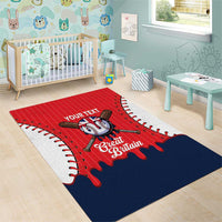 Great Britain 2026 Baseball Custom Area Rug Go Champions Drip Style