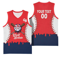 Great Britain 2026 Baseball Custom Basketball Jersey Go Champions Drip Style