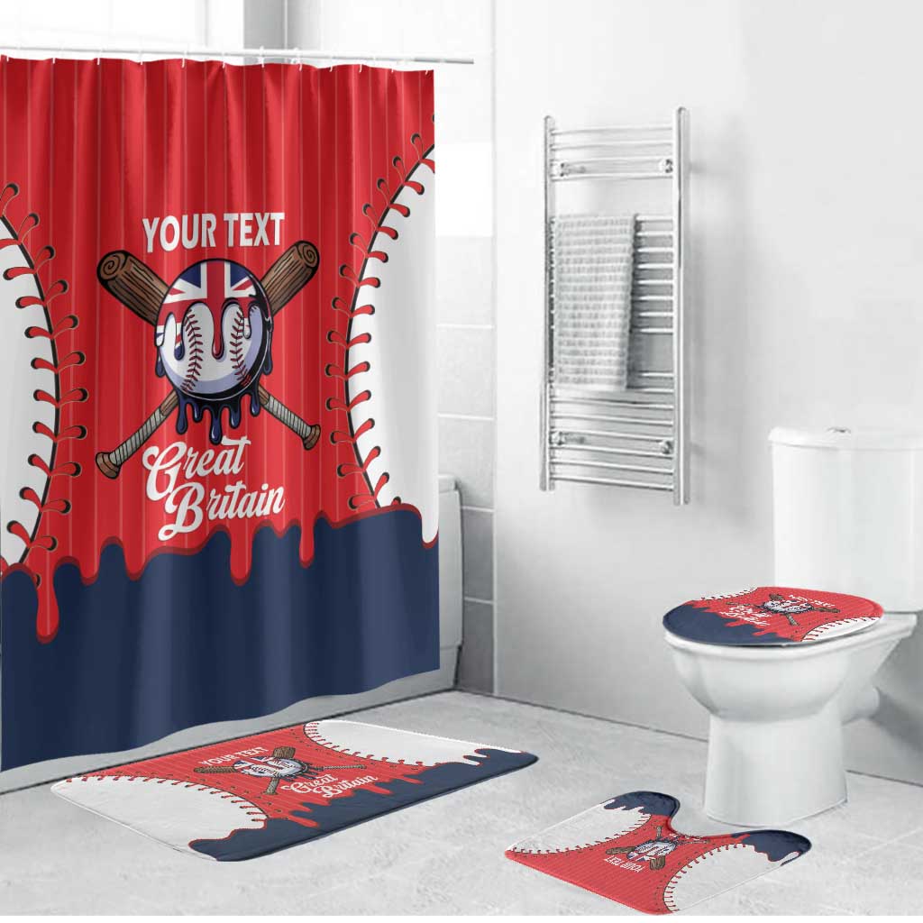 Great Britain 2026 Baseball Custom Bathroom Set Go Champions Drip Style