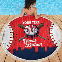Great Britain 2026 Baseball Custom Beach Blanket Go Champions Drip Style
