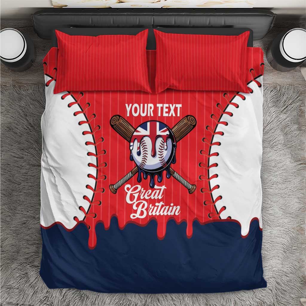 Great Britain 2026 Baseball Custom Bedding Set Go Champions Drip Style