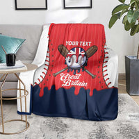 Great Britain 2026 Baseball Custom Blanket Go Champions Drip Style