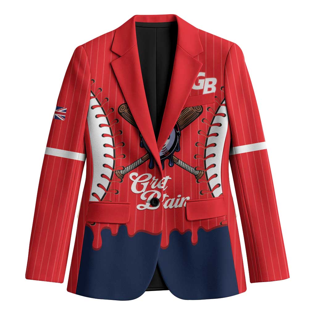 Great Britain 2026 Baseball Custom Blazer Go Champions Drip Style