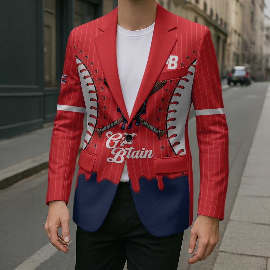 Great Britain 2026 Baseball Custom Blazer Go Champions Drip Style