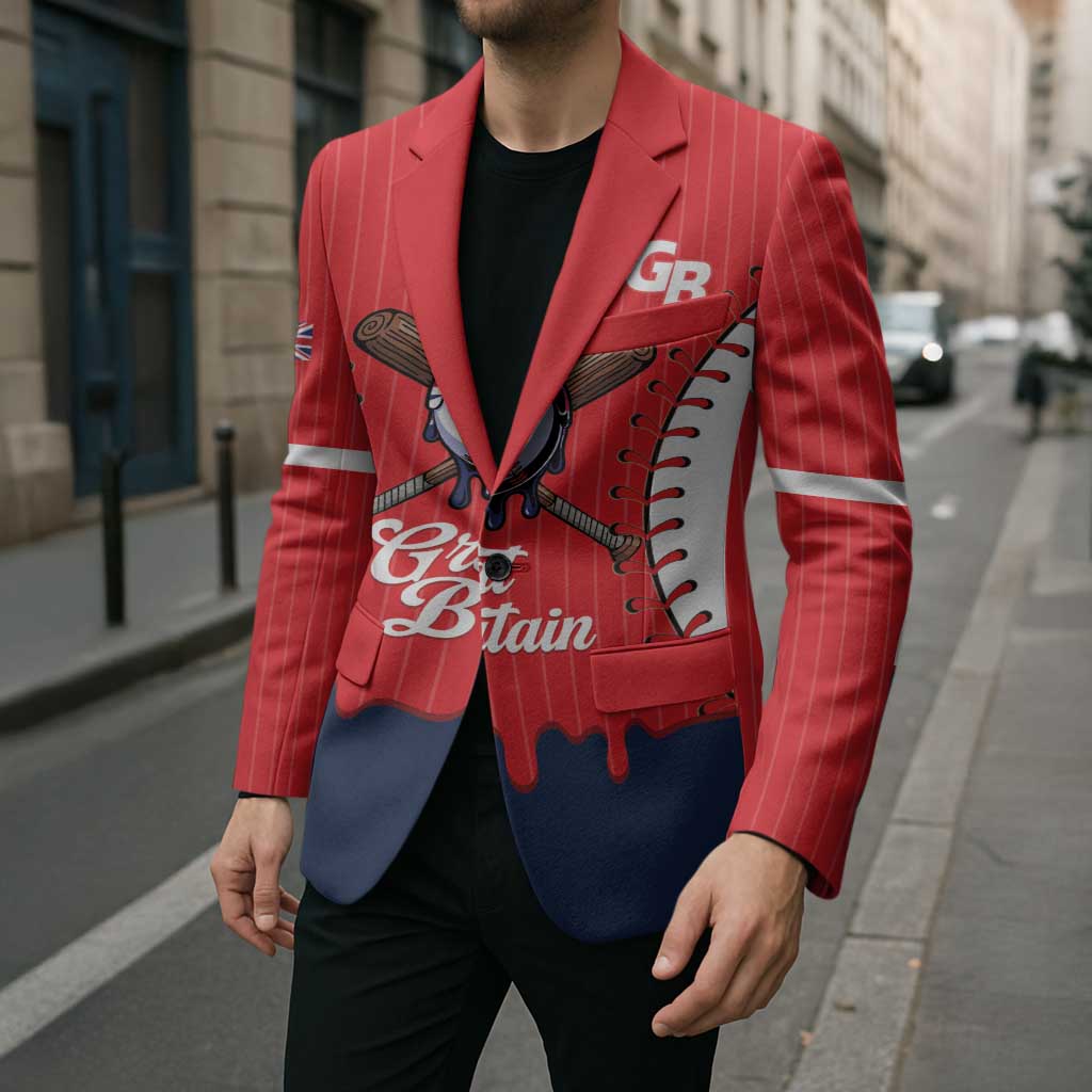 Great Britain 2026 Baseball Custom Blazer Go Champions Drip Style