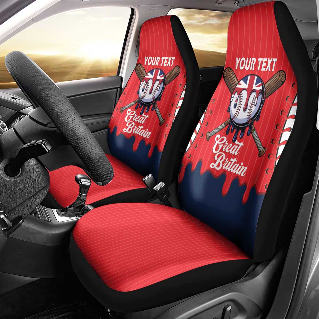 Great Britain 2026 Baseball Custom Car Seat Cover Go Champions Drip Style