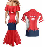Great Britain 2026 Baseball Custom Couples Matching Mermaid Dress and Hawaiian Shirt Go Champions Drip Style