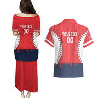Great Britain 2026 Baseball Custom Couples Matching Puletasi and Hawaiian Shirt Go Champions Drip Style