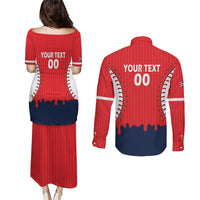 Great Britain 2026 Baseball Custom Couples Matching Puletasi and Long Sleeve Button Shirt Go Champions Drip Style
