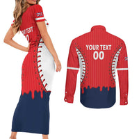 Great Britain 2026 Baseball Custom Couples Matching Short Sleeve Bodycon Dress and Long Sleeve Button Shirt Go Champions Drip Style