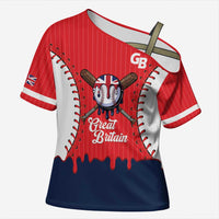 Great Britain 2026 Baseball Custom Cross Shoulder Shirt Go Champions Drip Style