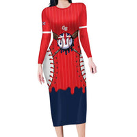 Great Britain 2026 Baseball Custom Family Matching Long Sleeve Bodycon Dress and Hawaiian Shirt Go Champions Drip Style