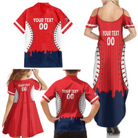 Great Britain 2026 Baseball Custom Family Matching Summer Maxi Dress and Hawaiian Shirt Go Champions Drip Style