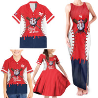 Great Britain 2026 Baseball Custom Family Matching Tank Maxi Dress and Hawaiian Shirt Go Champions Drip Style