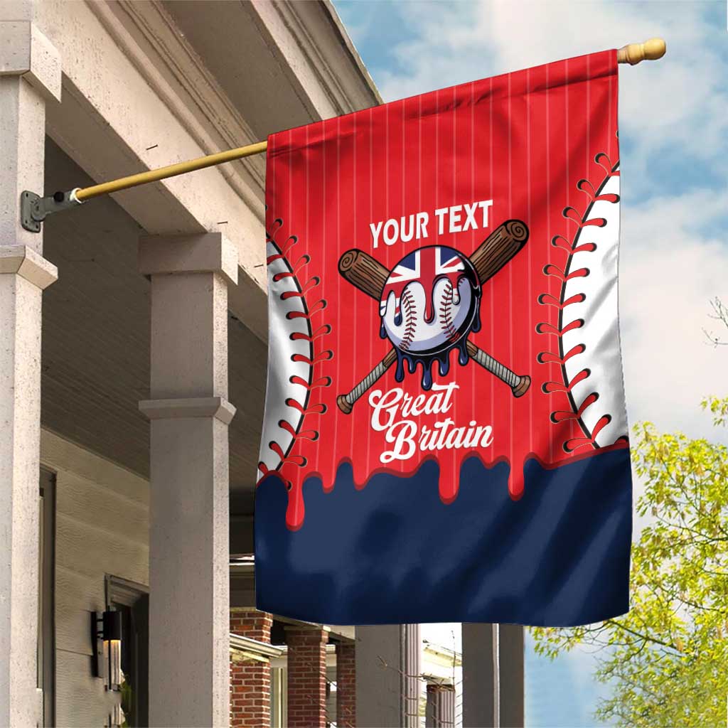 Great Britain 2026 Baseball Custom Garden Flag Go Champions Drip Style