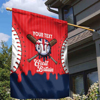 Great Britain 2026 Baseball Custom Garden Flag Go Champions Drip Style