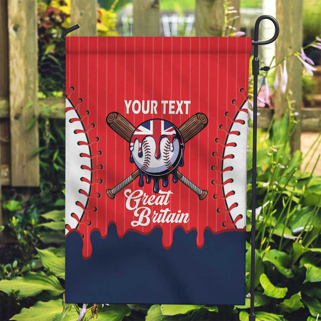 Great Britain 2026 Baseball Custom Garden Flag Go Champions Drip Style