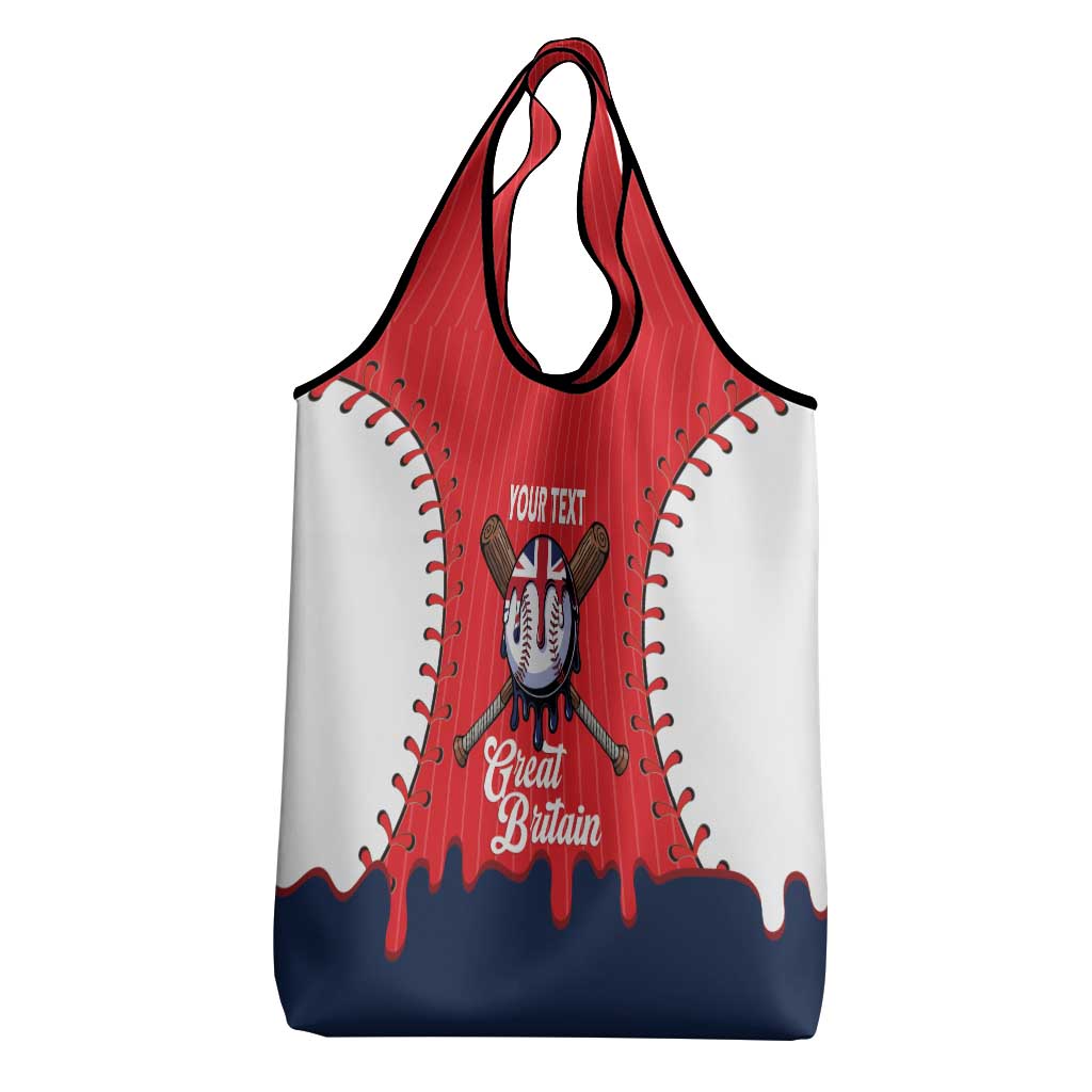 Great Britain 2026 Baseball Custom Grocery Bag Go Champions Drip Style