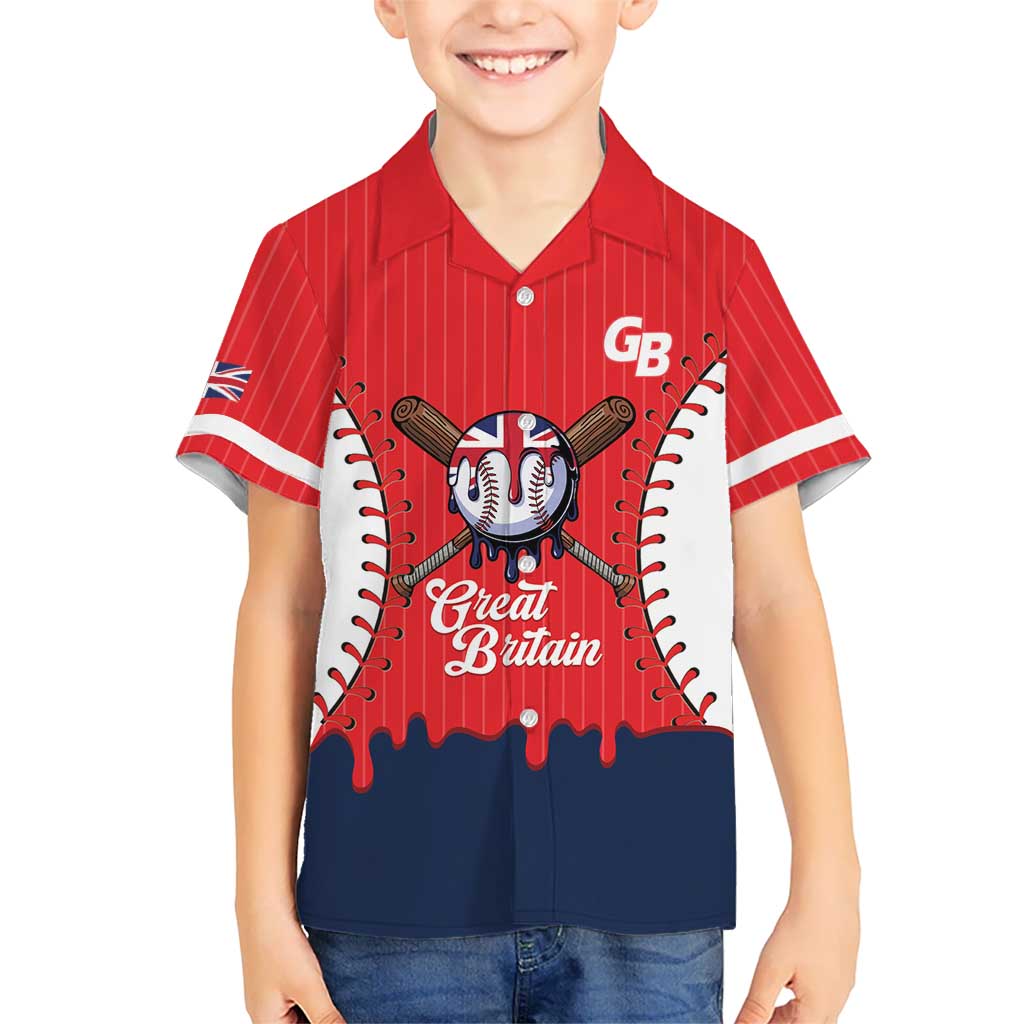 Great Britain 2026 Baseball Custom Hawaiian Shirt Go Champions Drip Style