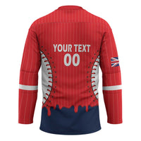 Great Britain 2026 Baseball Custom Hockey Jersey Go Champions Drip Style