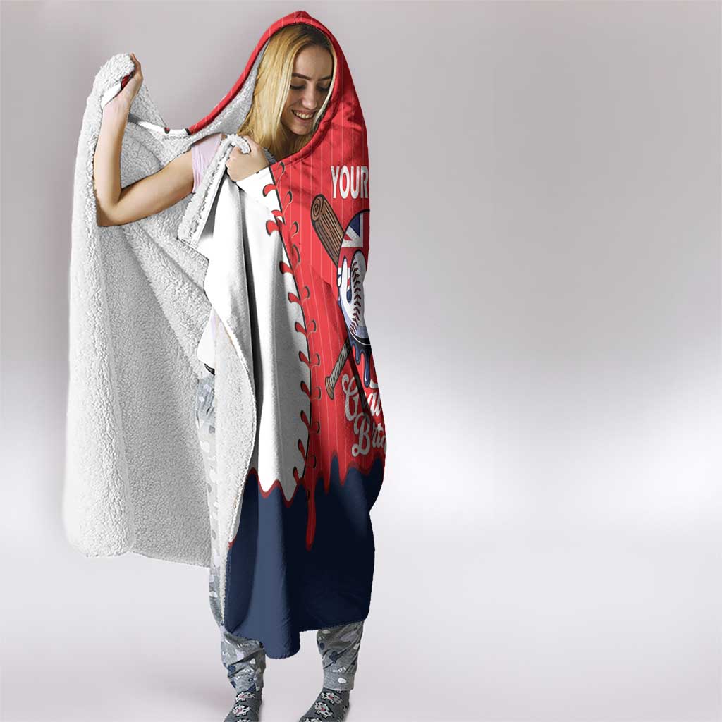 Great Britain 2026 Baseball Custom Hooded Blanket Go Champions Drip Style
