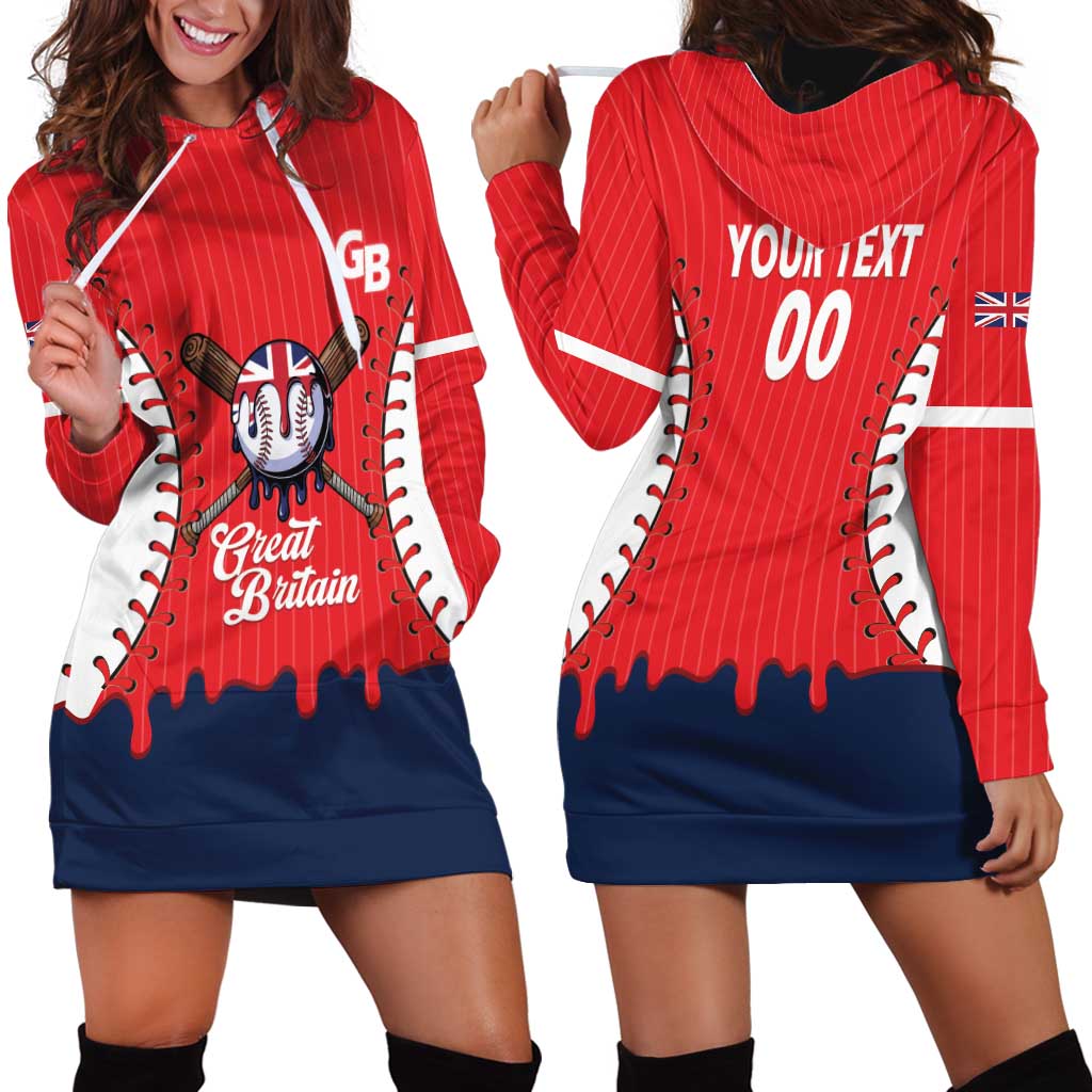 Great Britain 2026 Baseball Custom Hoodie Dress Go Champions Drip Style