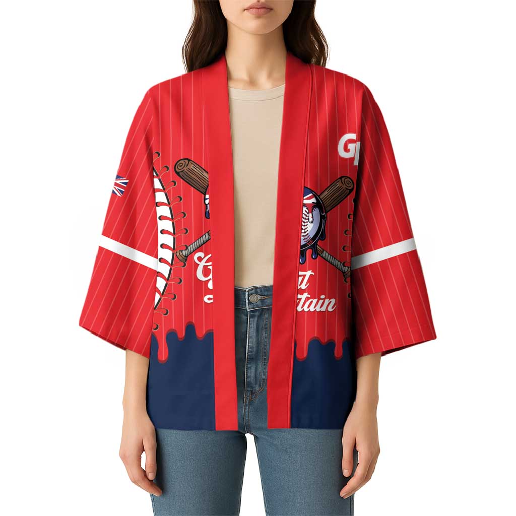 Great Britain 2026 Baseball Custom Kimono Go Champions Drip Style
