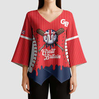 Great Britain 2026 Baseball Custom Kimono Sleeve Blouse Go Champions Drip Style