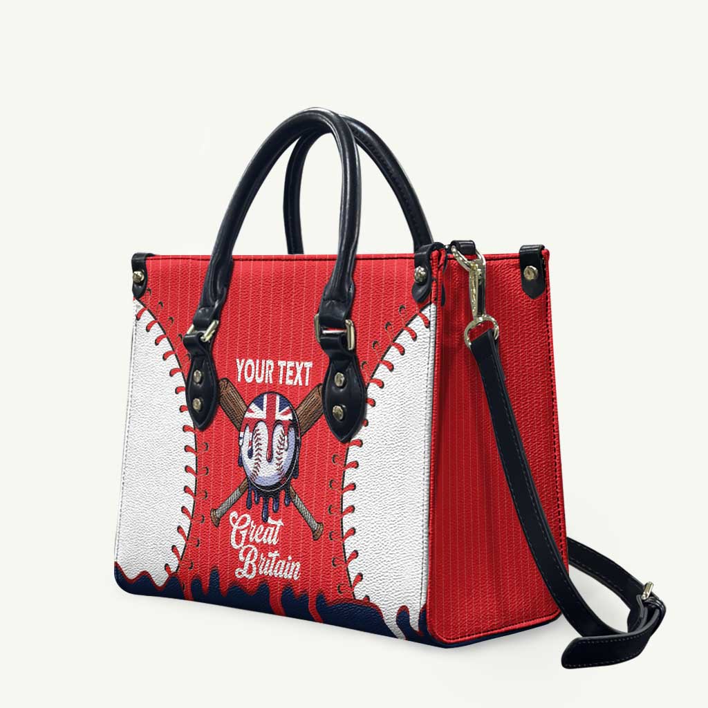 Great Britain 2026 Baseball Custom Leather Bag Go Champions Drip Style