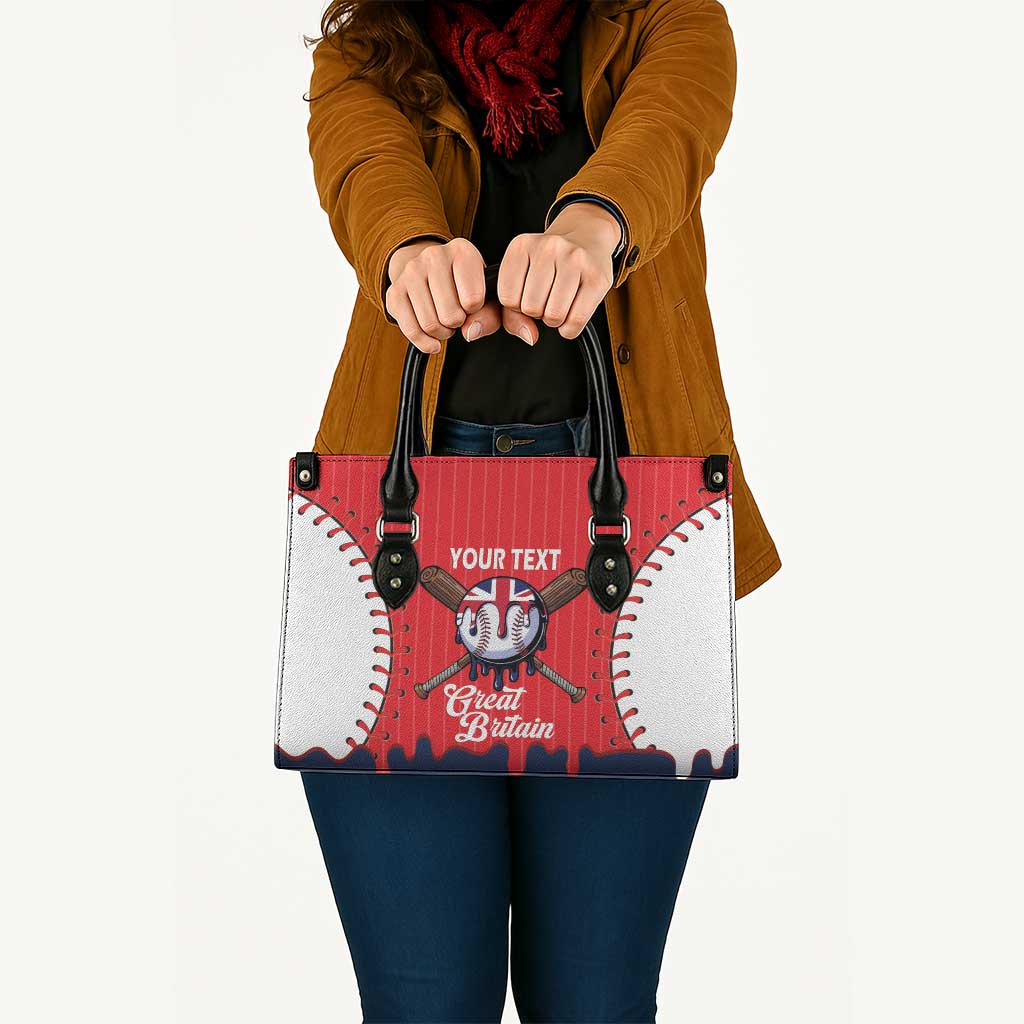 Great Britain 2026 Baseball Custom Leather Bag Go Champions Drip Style