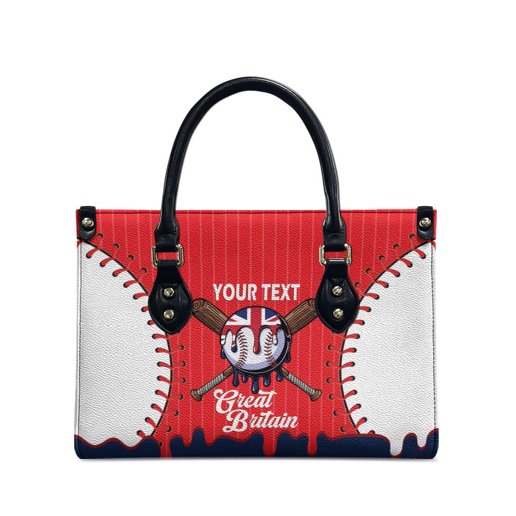 Great Britain 2026 Baseball Custom Leather Bag Go Champions Drip Style