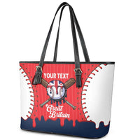 Great Britain 2026 Baseball Custom Leather Tote Bag Go Champions Drip Style