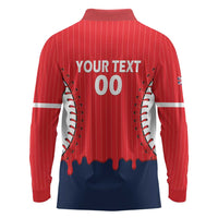 Great Britain 2026 Baseball Custom Long Sleeve Polo Shirt Go Champions Drip Style